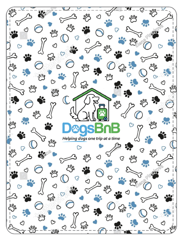 Bone and Ball Throw blanket