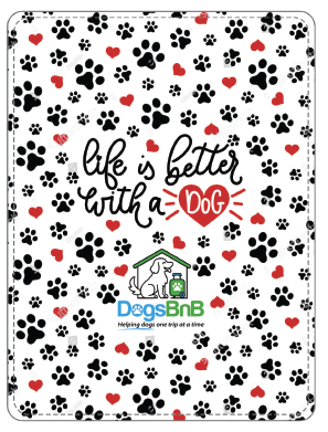 Heart and Paws Throw Blanket