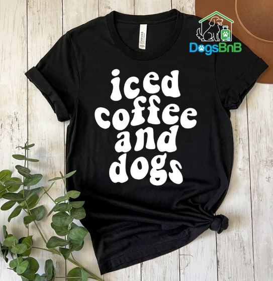 Iced Coffee & Dogs Unisex Tee