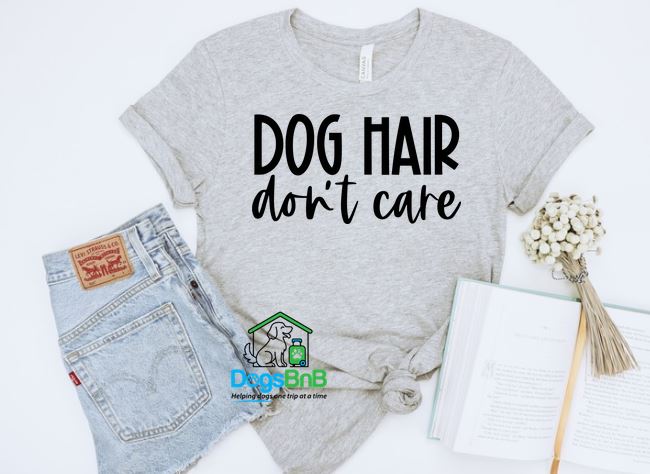DOG HAIR don't care Unisex tee